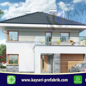 200 mt2 Butik Dubleks Prefabrik Villa