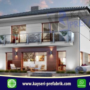 150 mt2 Butik Dubleks Prefabrik Villa